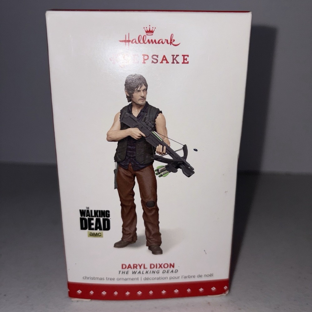 2015 Hallmark Keepsake The Walking Dead Daryl Dixon Crossbow Christmas Ornament